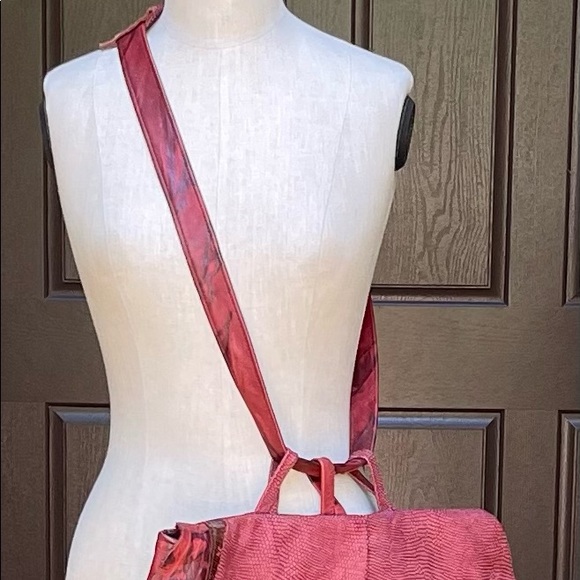 Susan Riedweg vintage mixed media handbag - Picture 2 of 10